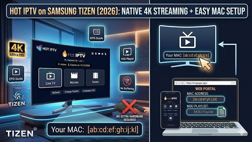 Best IPTV App for Samsung Smart TV
